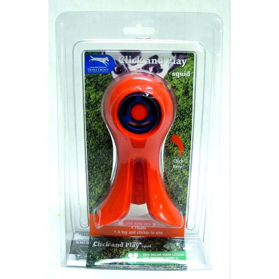 Click And Play Squid Training Device For Dogs Medium Click And Play Squid Training Device For Dogs Medium