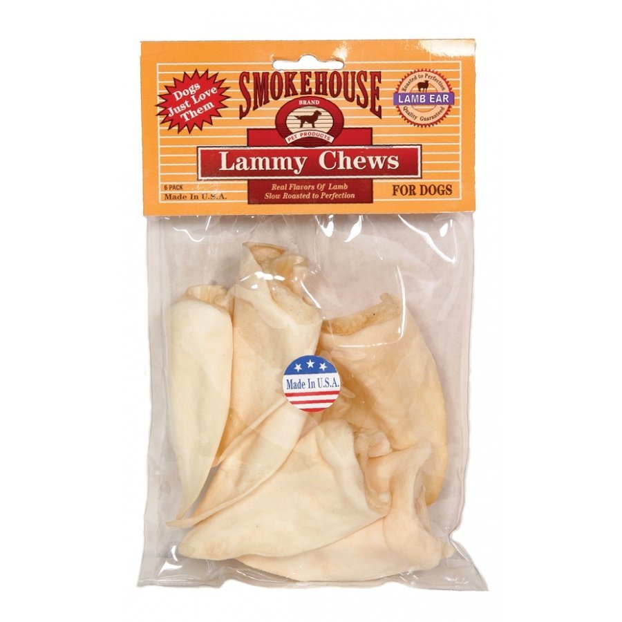 sale Smokehouse Dog Treat Usa Made Lamb Ears 6pk
