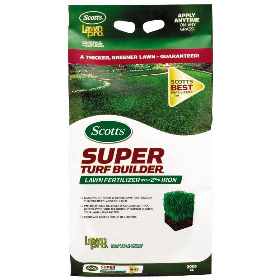 Scotts Turf Builder Lawn Fertilizer with 2% Iron Landscape Supplies