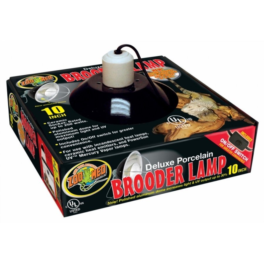 Deluxe Reptile Brooder Lamp 10 Inch Deluxe Reptile Brooder Lamp 10 Inch