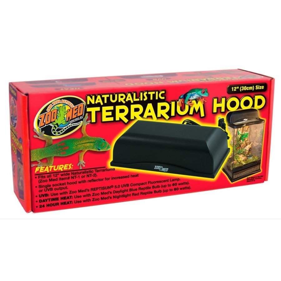 Single Socket Terrarium Hood 12 Inch Single Socket Terrarium Hood 12 Inch