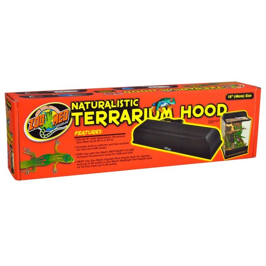 Single Socket Terrarium Hood 18 Inch Single Socket Terrarium Hood 18 Inch