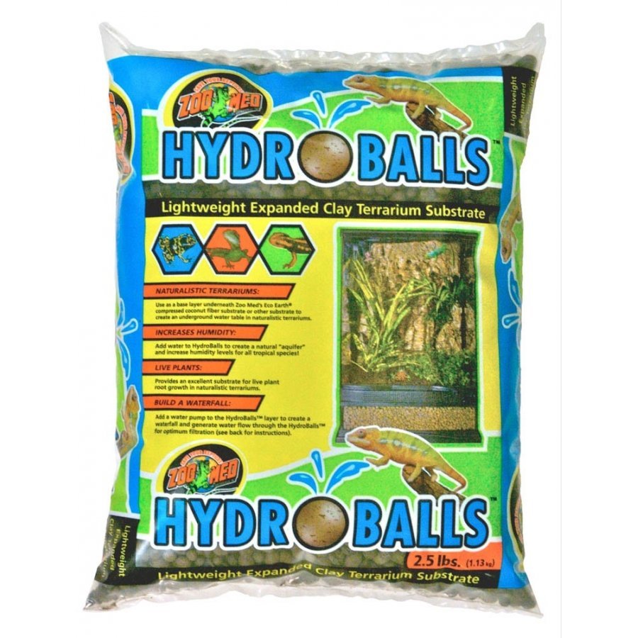 Hydroballs Lightweight Expanded Clay Terrarium Substrate 2.5 Lb. Hydroballs Lightweight Expanded Clay Terrarium Substrate 2.5 Lb.