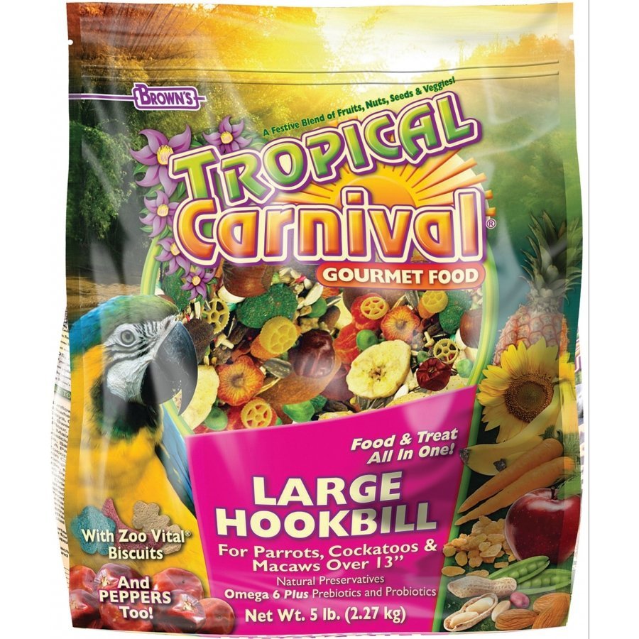 Tropical Carnival For Large Hookbills 5 Lbs Tropical Carnival For Large Hookbills 5 Lbs
