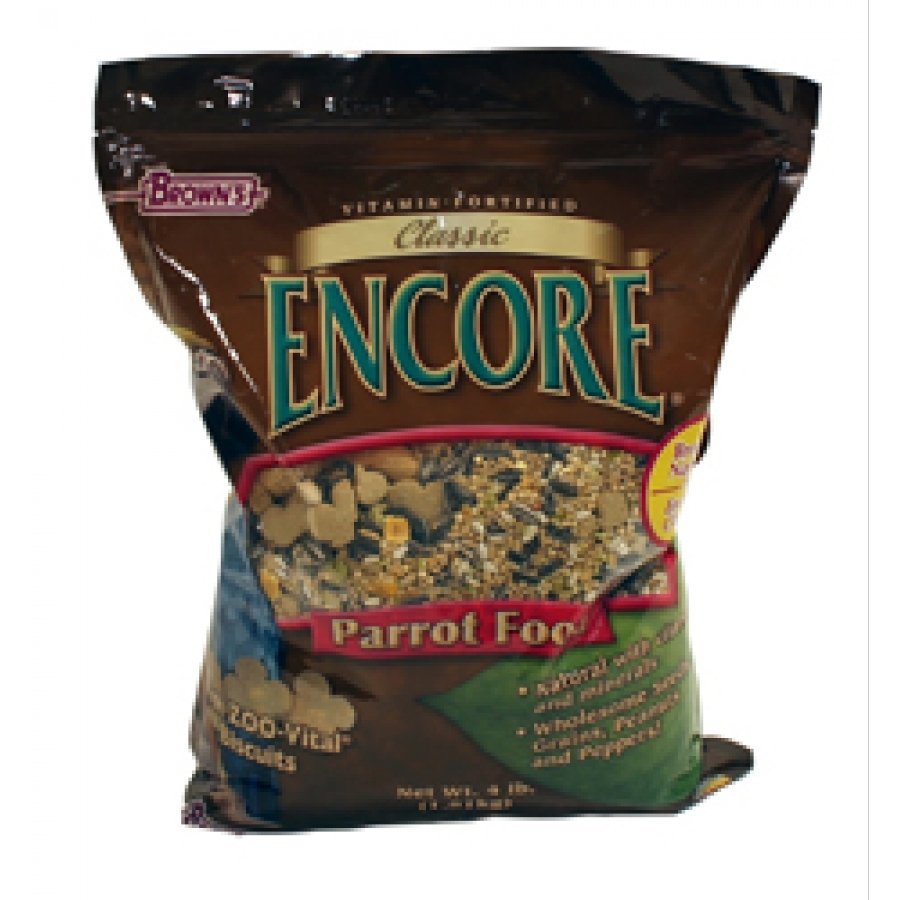 Encore Classic Natural Parrot Food 4 Lb. Encore Classic Natural Parrot Food 4 Lb.