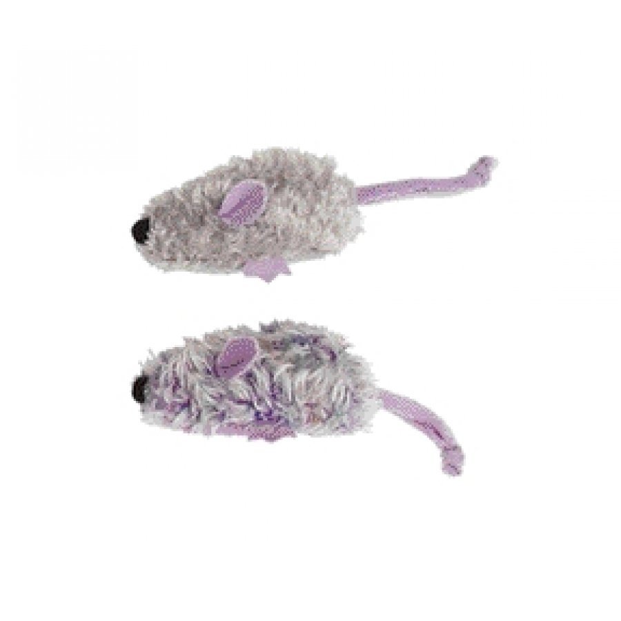 Dr. Noys Mice In Purple And Grey Cat Toy 2 Pack Dr. Noys Mice In Purple And Grey Cat Toy 2 Pack