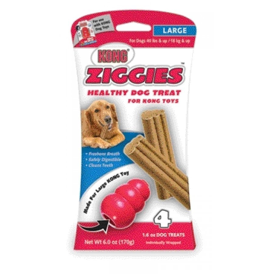 Kong Dog Ziggies 6 Oz / Large Kong Dog Ziggies 6 Oz / Large