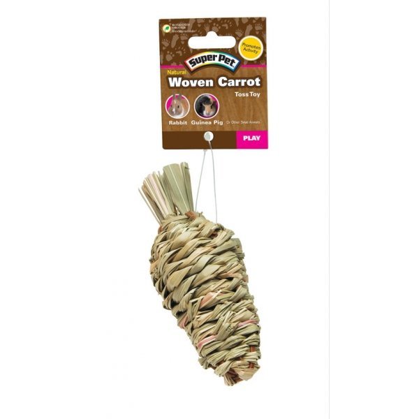 Super Pet Natural Sisal Carrot Toy Large Super Pet Natural Sisal Carrot Toy Large
