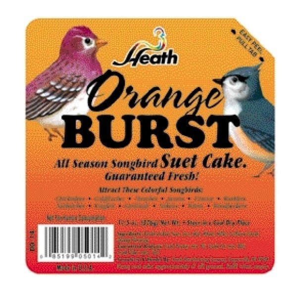 Heath Orange Burst Suet Mix 11.5 Oz Heath Orange Burst Suet Mix 11.5 Oz