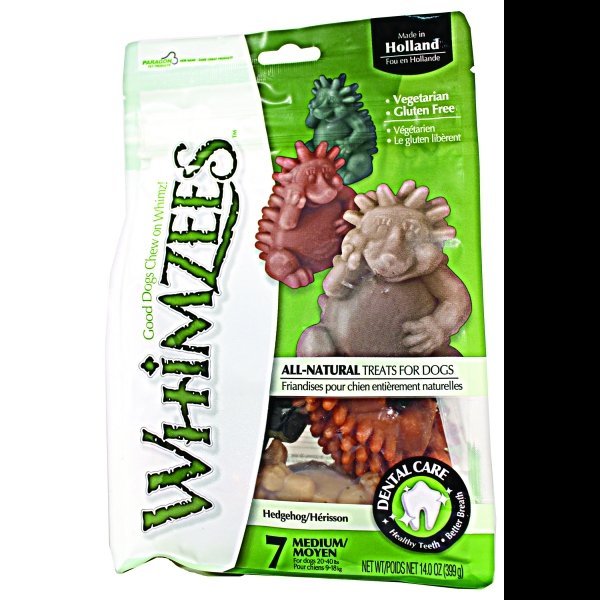 Whimzees Dog Treats / Size Medium / 7 Ct. / Hedgehog Whimzees Dog Treats / Size Medium / 7 Ct. / Hedgehog