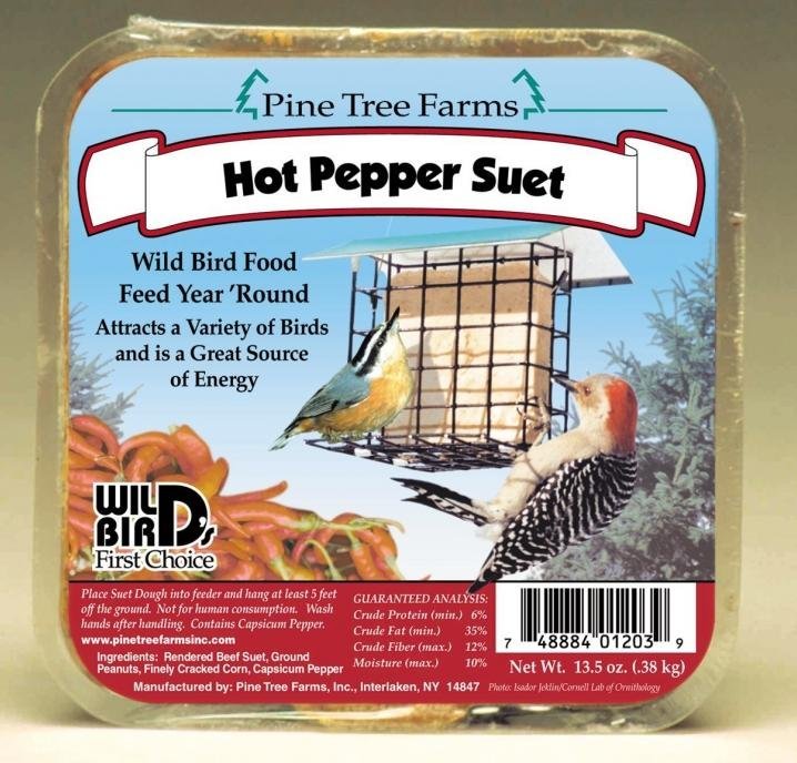 hot pepper suet cake for wild birds 12 oz wild bird hot pepper suet cake for wild birds 12 oz wild bird