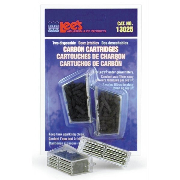 Lees Disposable Carbon Cartridge 2 Pk. Lees Disposable Carbon Cartridge 2 Pk.
