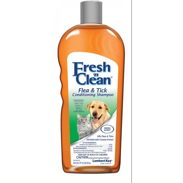 Fresh N Clean Flea Tick Shampoo New Formula 18 Oz. Fresh N Clean Flea Tick Shampoo New Formula 18 Oz.