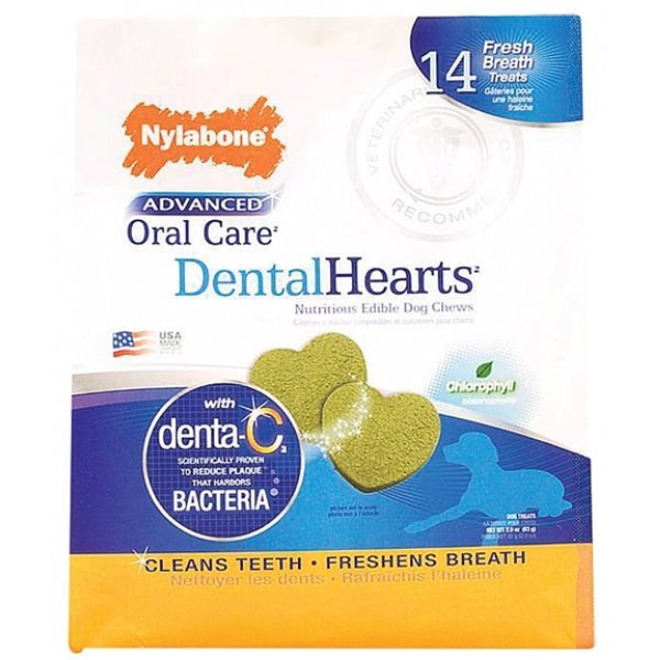 Advanced Oral Care Dental Hearts Treats 14 Ct. Advanced Oral Care Dental Hearts Treats 14 Ct.