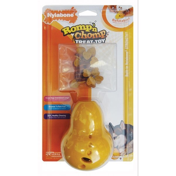 Romp N Chomp Rubber Wobbler With Treats Romp N Chomp Rubber Wobbler With Treats