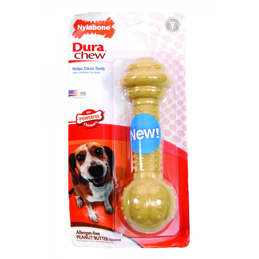 Dura Chew Barbell Peanut Butter Flavor Wolf Dura Chew Barbell Peanut Butter Flavor Wolf
