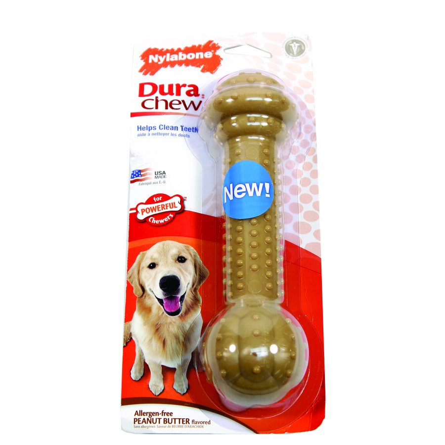 Dura Chew Barbell Peanut Butter Flavor Giant Dura Chew Barbell Peanut Butter Flavor Giant
