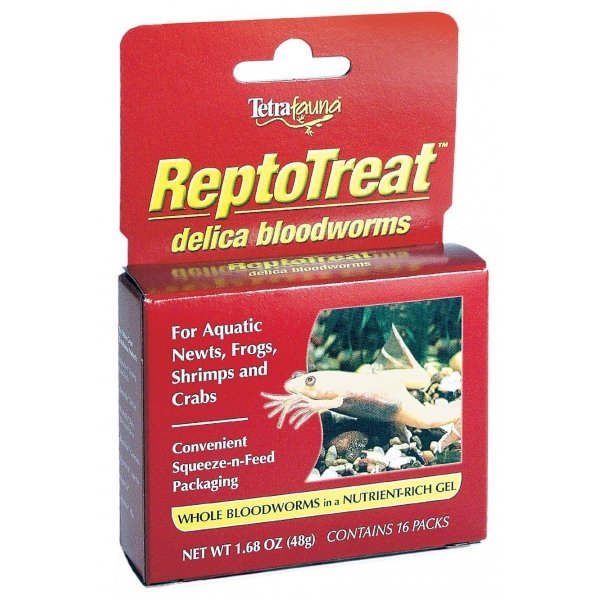 Reptotreat Delica Bloodworms For Reptiles 1.7 Oz. Reptotreat Delica Bloodworms For Reptiles 1.7 Oz.