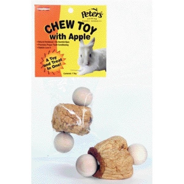 Peters Rabbit Chew Toy With Apple Peters Rabbit Chew Toy With Apple