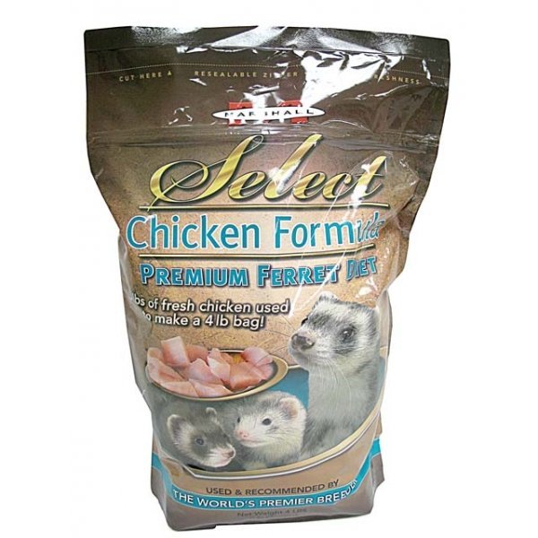 Select Diet Chicken For Ferrets 4 Lbs. Select Diet Chicken For Ferrets 4 Lbs.