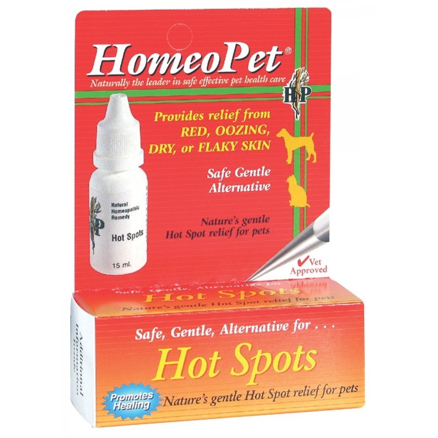 Homeopet Hot Spots For Cats And Dogs 15 Ml Homeopet Hot Spots For Cats And Dogs 15 Ml
