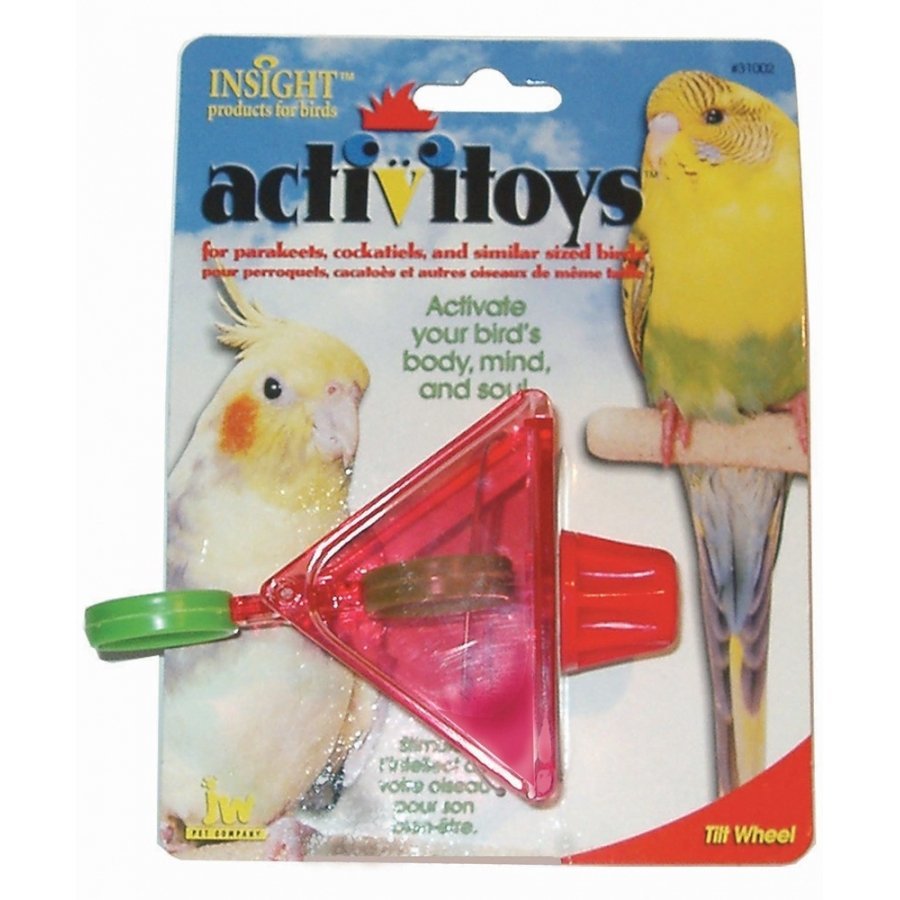 Activitoys Tilt Wheel Bird Toy 3 In. Activitoys Tilt Wheel Bird Toy 3 In.