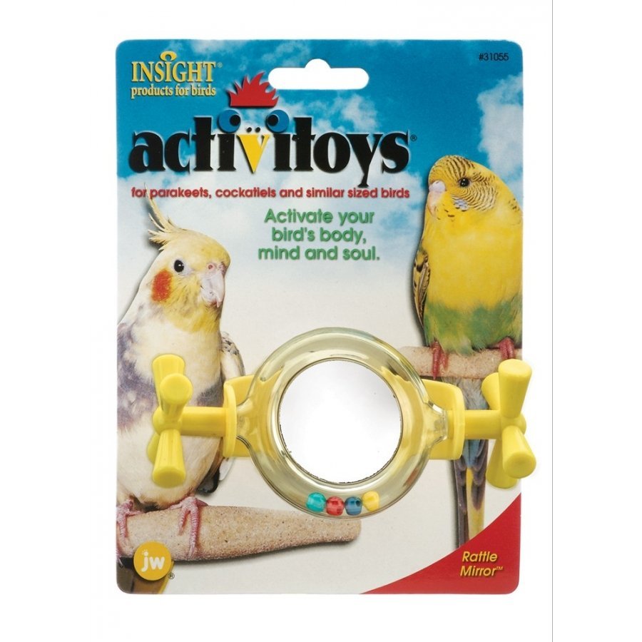 Rattle Mirror Bird Toy Rattle Mirror Bird Toy