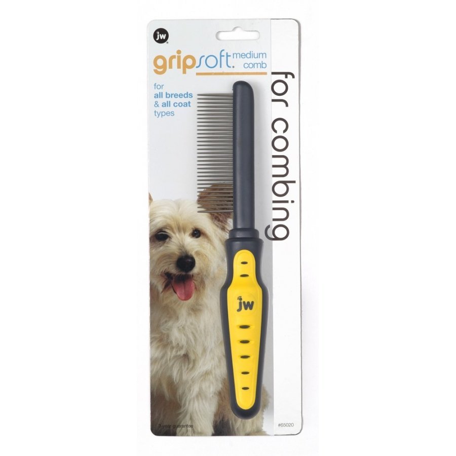Gripsoft Medium Dog Comb Medium Gripsoft Medium Dog Comb Medium