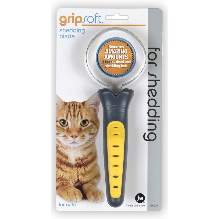 Jw Pet Grip Soft Cat Shedding Blade Jw Pet Grip Soft Cat Shedding Blade