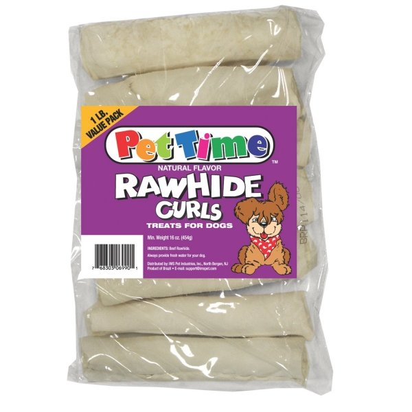 4 Inch Roll Curls For Dogs / 1 Lb 4 Inch Roll Curls For Dogs / 1 Lb