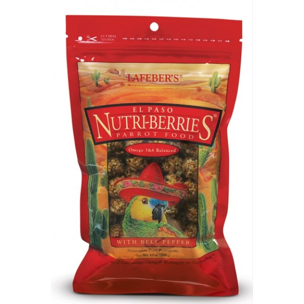 El Paso Nutri Berries For Parrots 10 Oz. El Paso Nutri Berries For Parrots 10 Oz.