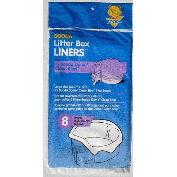 Booda Dome Clean Step Liner 8pk Booda Dome Clean Step Liner 8pk