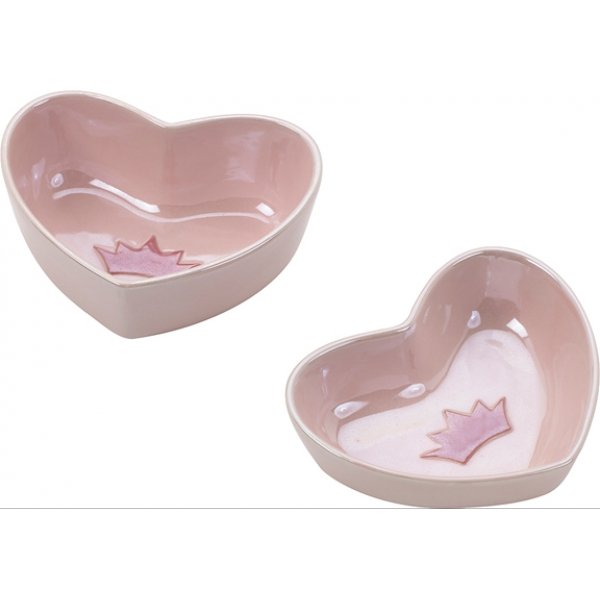 Sweetheart Cat Dish / Size 5 In. / Pink Sweetheart Cat Dish / Size 5 In. / Pink