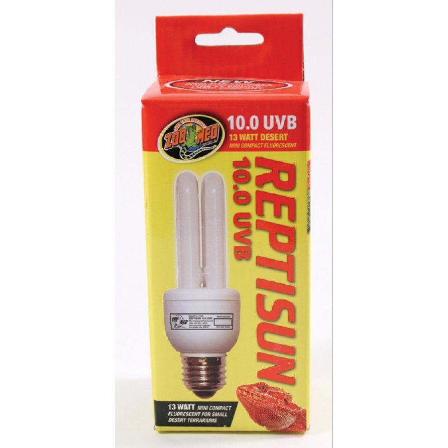Reptisun 10.0 Uvb Mini Compact Fluorescent Bulb Reptisun 10.0 Uvb Mini Compact Fluorescent Bulb