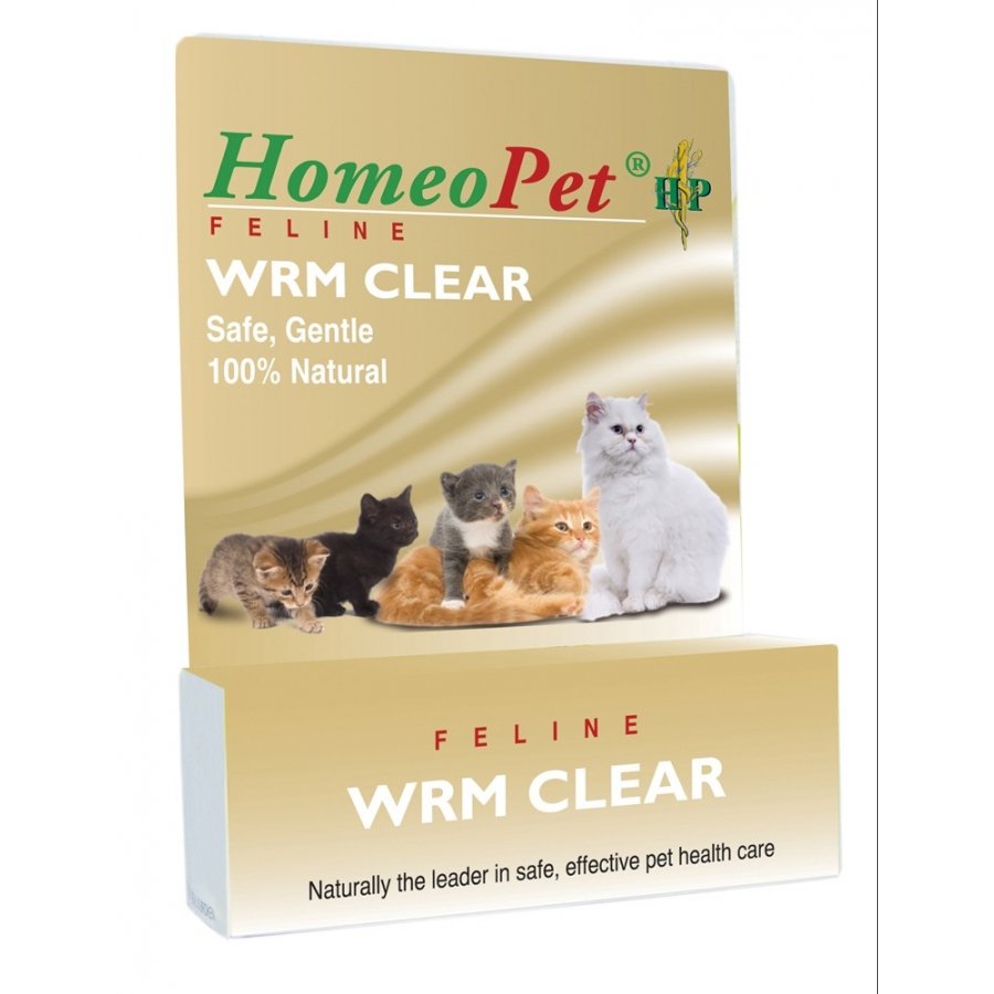 Homeopet Wrm Clear Feline Remedy 15 Ml. Homeopet Wrm Clear Feline Remedy 15 Ml.