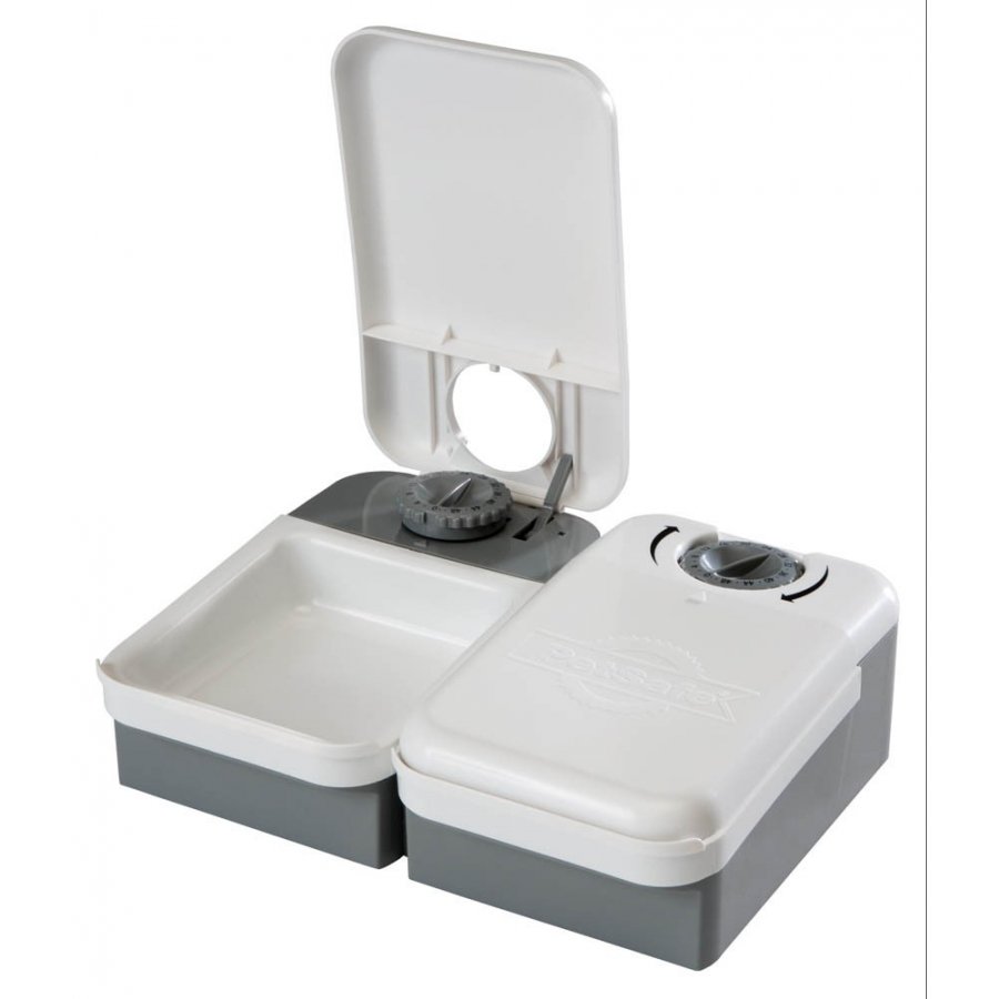 2 Meal Pet Feeder Small 2 Meal Pet Feeder Small