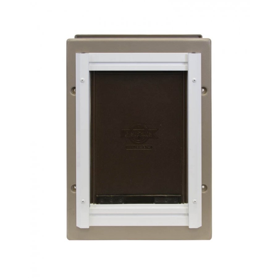 Small Wall Entry Aluminum Pet Door Petsafe Small Wall Entry Aluminum Pet Door Petsafe