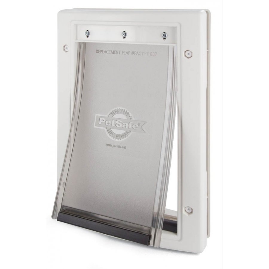 Premium Plastic Pet Door By Petsafe / White / Size Small Premium Plastic Pet Door By Petsafe / White / Size Small