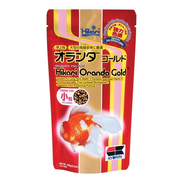 Oranda Gold For Goldfish By Hikari 3.5 Oz. Oranda Gold For Goldfish By Hikari 3.5 Oz.