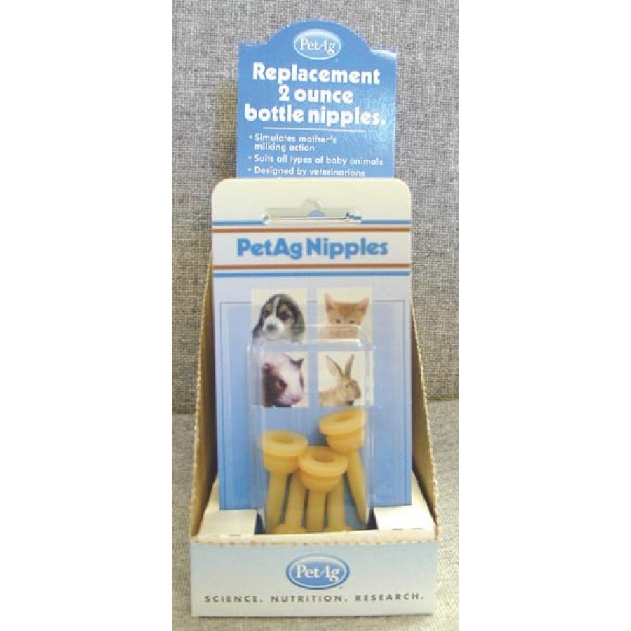 Pet Elongated Nipples 2 Oz 5 Pack Pet Elongated Nipples 2 Oz 5 Pack