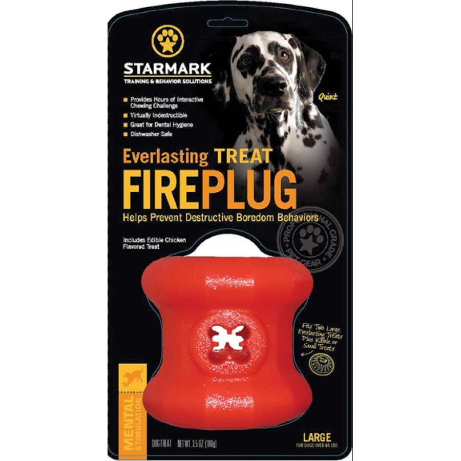 Everlasting Fire Plug Treat Dispenser For Dogs / Size Large Everlasting Fire Plug Treat Dispenser For Dogs / Size Large