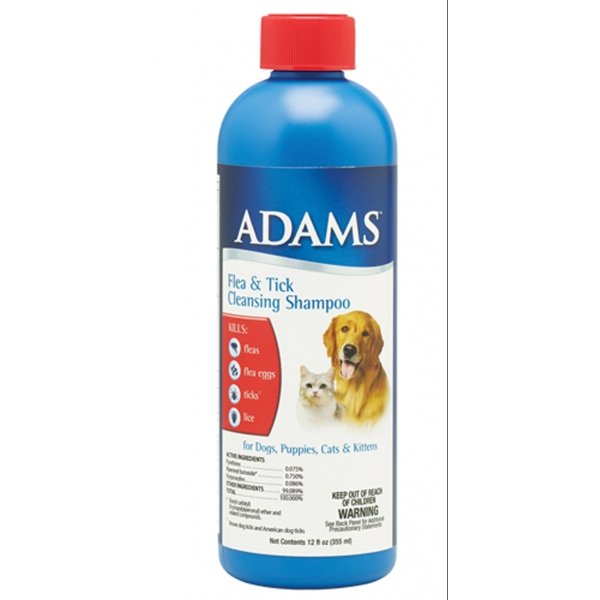 Adams Flea and Tick Pet Shampoo With Precor - 12 oz. Best Price