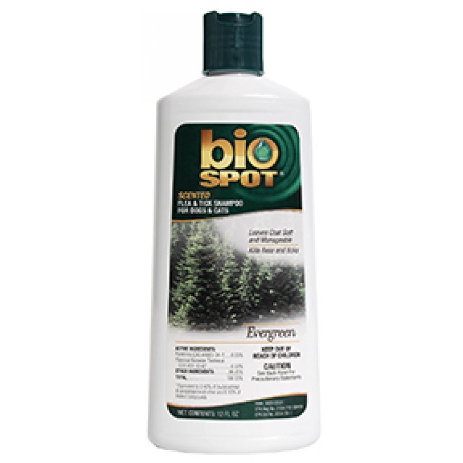 Bio Spot Flea Tick Shampoo For Dogs 12 Oz. / Type Evergreen Bio Spot Flea Tick Shampoo For Dogs 12 Oz. / Type Evergreen