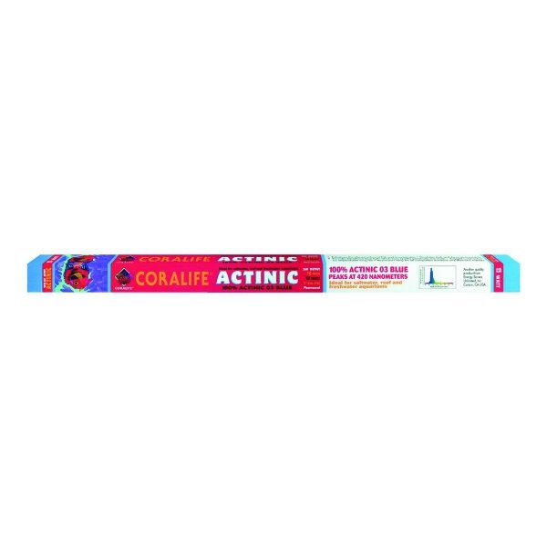 Coralife Actinic Blue Flourescent Lamp / Size 15 Watt / 18 In. T8 Coralife Actinic Blue Flourescent Lamp / Size 15 Watt / 18 In. T8