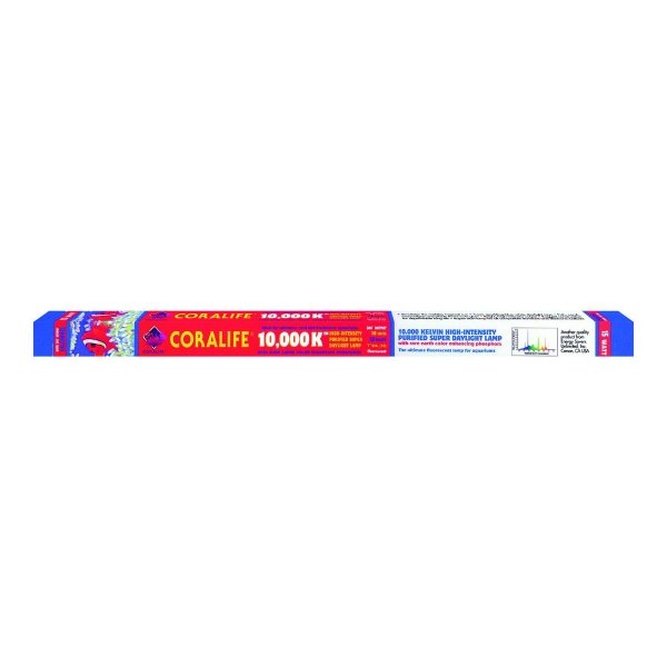 Coralife 10000k Fluorescent Lamps / Size 18 In. T8 Coralife 10000k Fluorescent Lamps / Size 18 In. T8