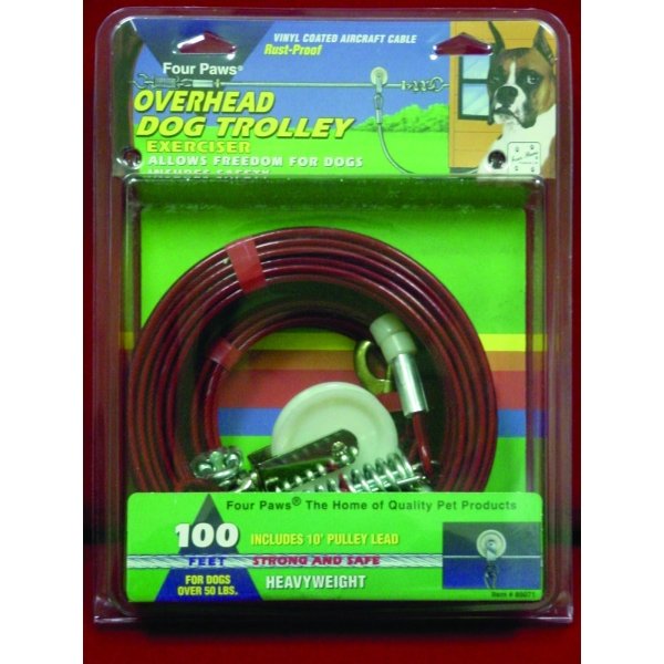 Overhead Dog Heavyweight Trolley / Runner / Length 100 Feet Overhead Dog Heavyweight Trolley / Runner / Length 100 Feet