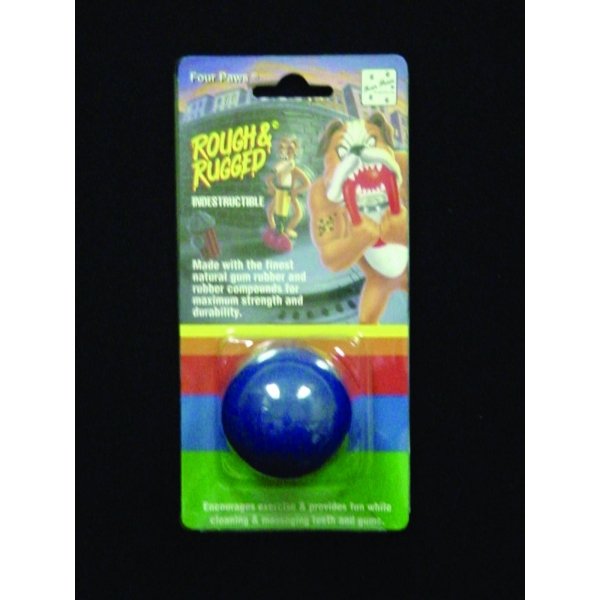 Four Paws Rough Rugged Solid Ball / Size 1 5/8 Inc. Four Paws Rough Rugged Solid Ball / Size 1 5/8 Inc.