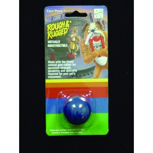 Four Paws Rough Rugged Solid Ball / Size 2 In. Four Paws Rough Rugged Solid Ball / Size 2 In.