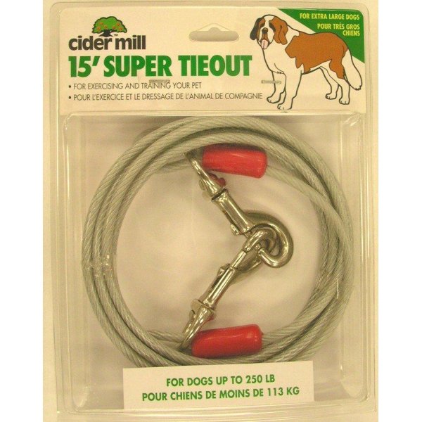 Super Dog Tieout / Length 15 Ft. Super Dog Tieout / Length 15 Ft.