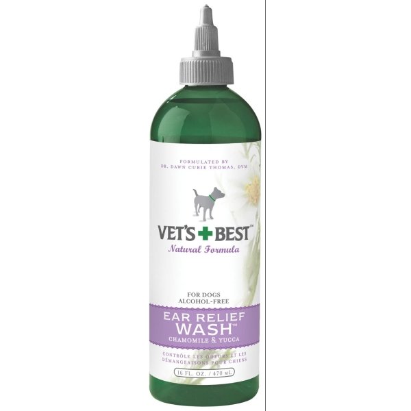 Vets Best Ear Relief Wash / Size 16 Oz. Vets Best Ear Relief Wash / Size 16 Oz.
